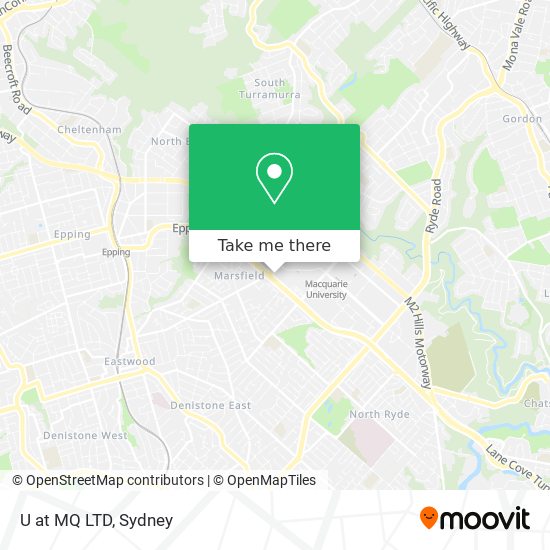 U at MQ LTD map