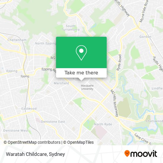 Waratah Childcare map