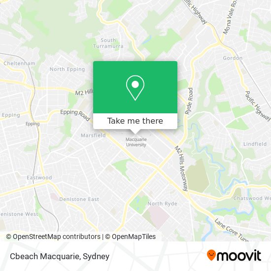 Cbeach Macquarie map