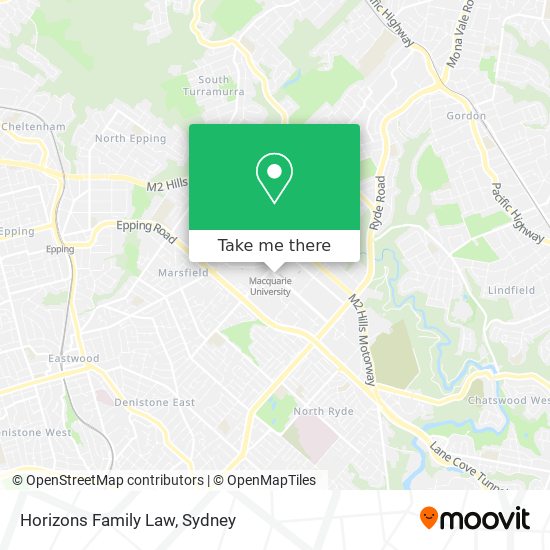 Horizons Family Law map