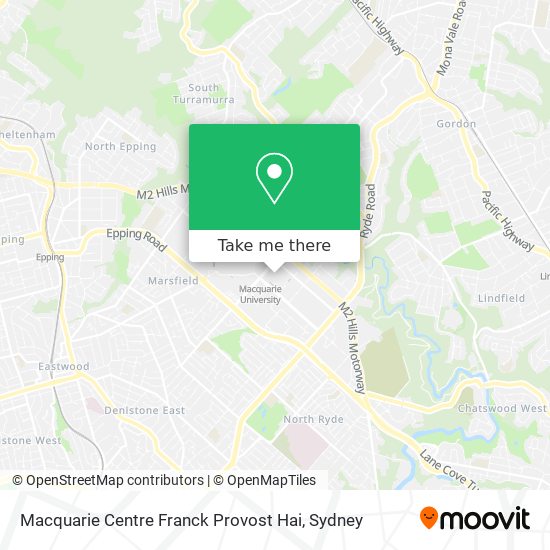 Macquarie Centre Franck Provost Hai map