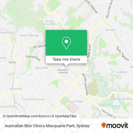 Australian Skin Clinics Macquarie Park map