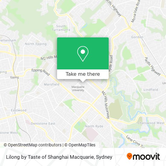 Mapa Lilong by Taste of Shanghai Macquarie