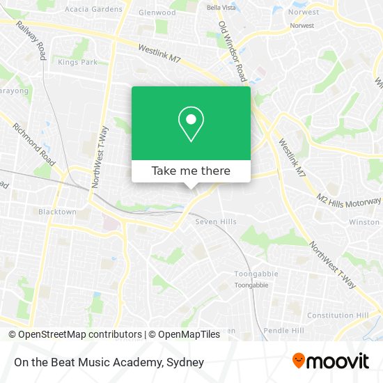 On the Beat Music Academy map