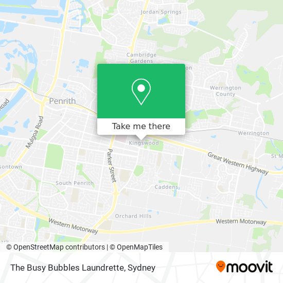 Mapa The Busy Bubbles Laundrette