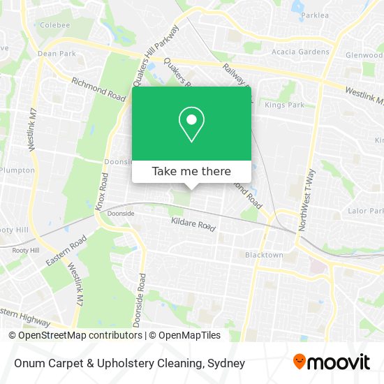 Onum Carpet & Upholstery Cleaning map