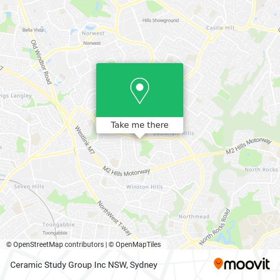 Ceramic Study Group Inc NSW map