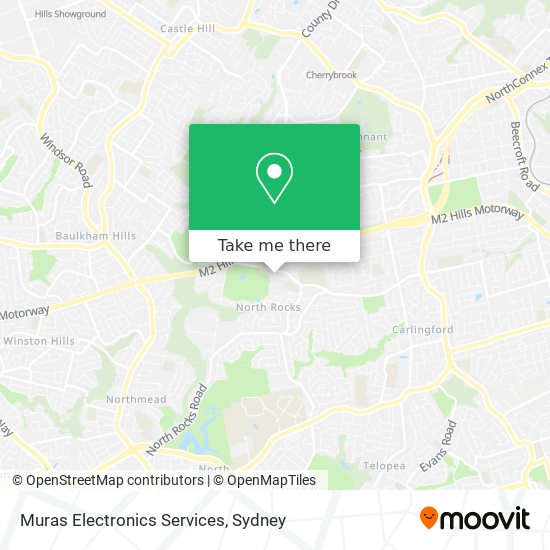 Muras Electronics Services map