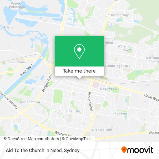 Aid To the Church in Need map