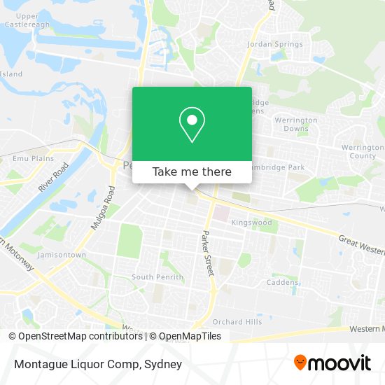 Montague Liquor Comp map