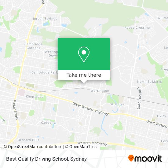 Mapa Best Quality Driving School