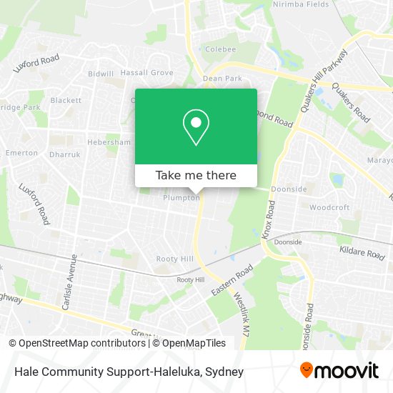 Hale Community Support-Haleluka map