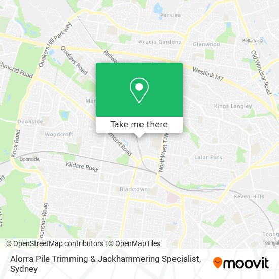 Alorra Pile Trimming & Jackhammering Specialist map