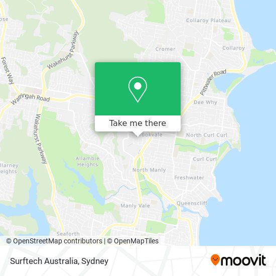 Surftech Australia map