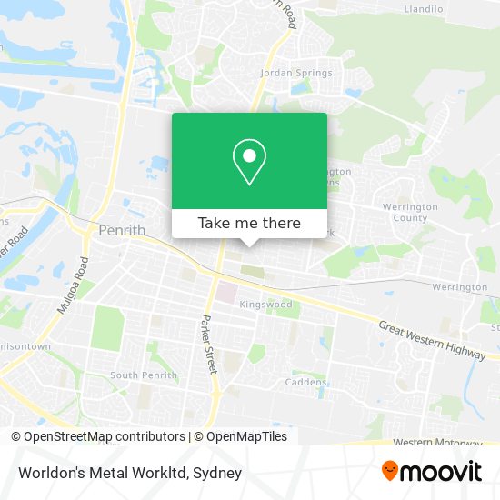 Worldon's Metal Workltd map