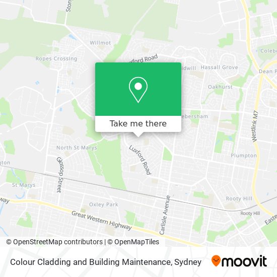 Colour Cladding and Building Maintenance map