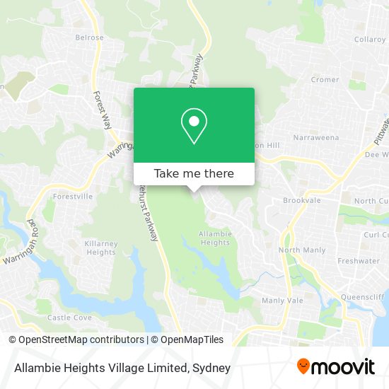 Allambie Heights Village Limited map