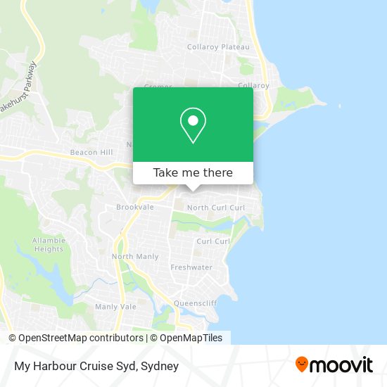 My Harbour Cruise Syd map