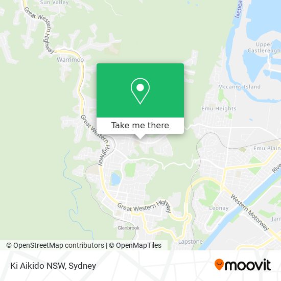 Ki Aikido NSW map