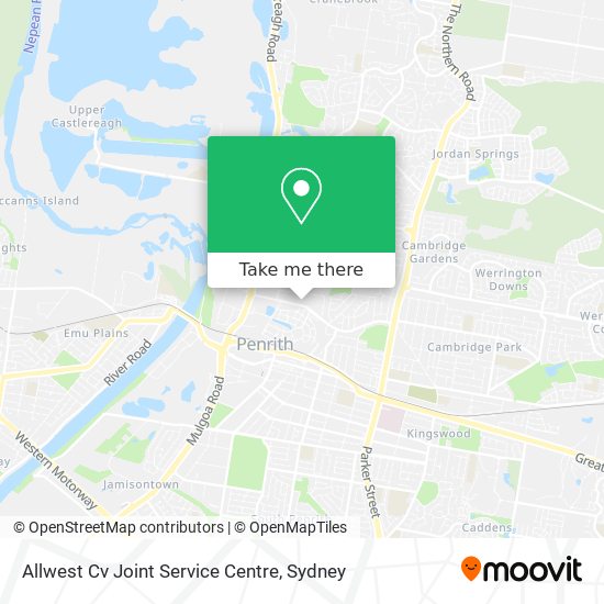 Allwest Cv Joint Service Centre map