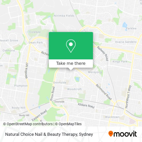 Natural Choice Nail & Beauty Therapy map