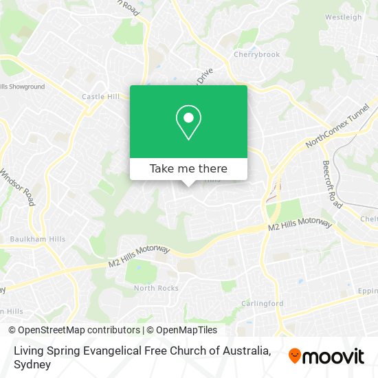 Living Spring Evangelical Free Church of Australia map