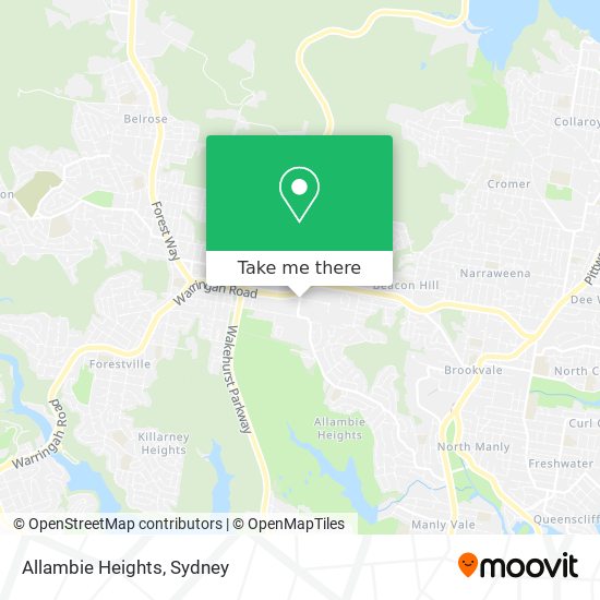 Allambie Heights map