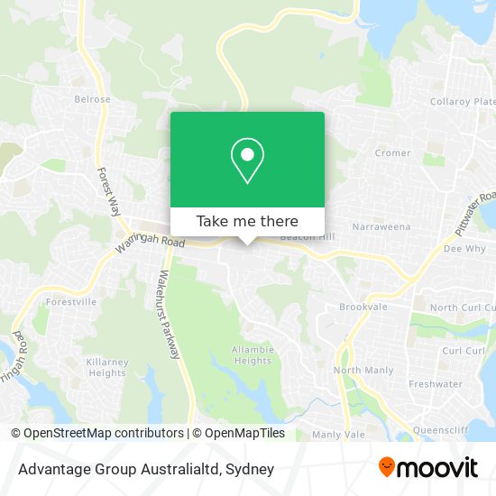 Advantage Group Australialtd map