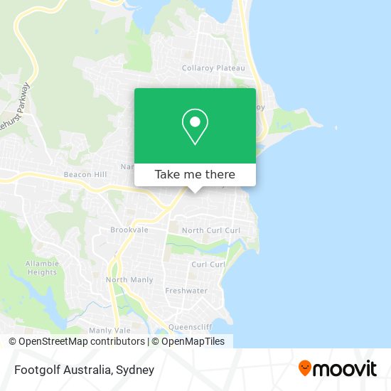 Footgolf Australia map