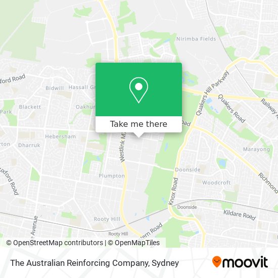 Mapa The Australian Reinforcing Company