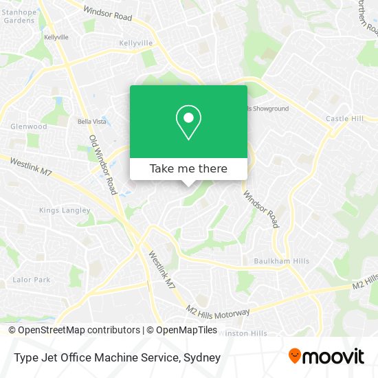 Type Jet Office Machine Service map