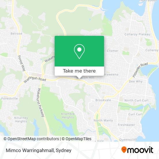 Mimco Warringahmall map