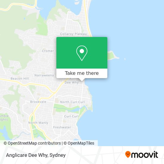 Anglicare Dee Why map