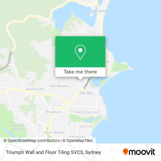 Triumph Wall and Floor Tiling SVCS map