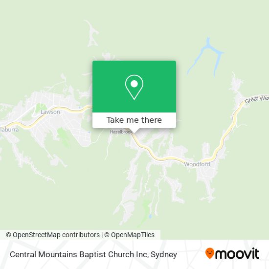 Central Mountains Baptist Church Inc map