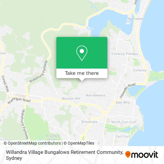 Willandra Village Bungalows Retirement Community map