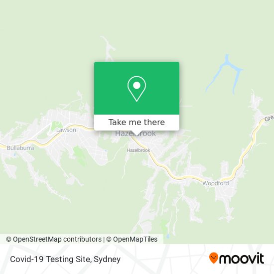 Covid-19 Testing Site map