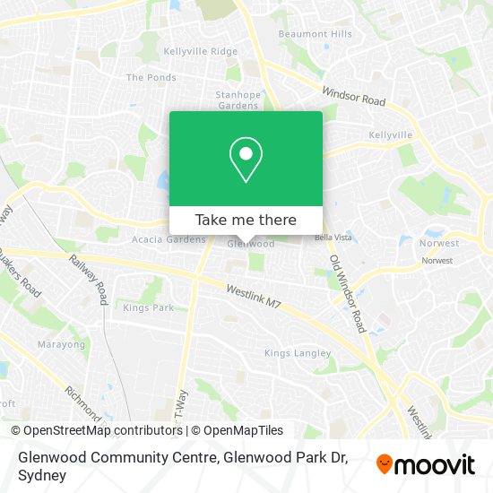 Glenwood Community Centre, Glenwood Park Dr map