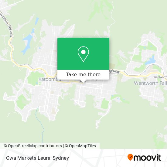 Cwa Markets Leura map