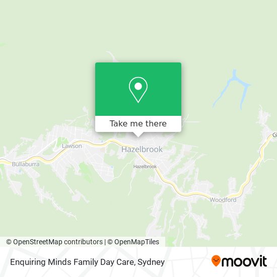 Mapa Enquiring Minds Family Day Care