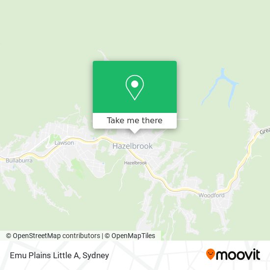 Emu Plains Little A map