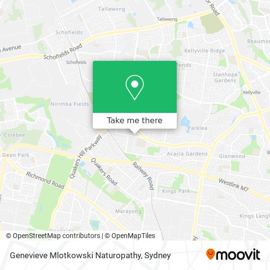 Mapa Genevieve Mlotkowski Naturopathy