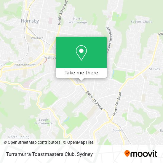 Turramurra Toastmasters Club map