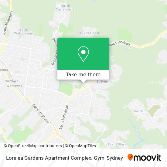 Loralea Gardens Apartment Complex.-Gym map