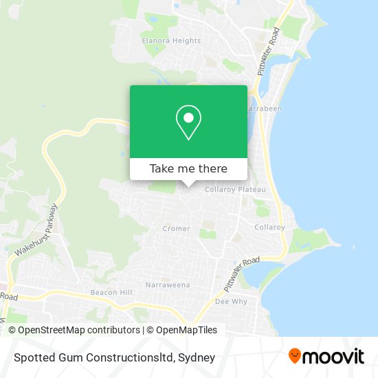 Mapa Spotted Gum Constructionsltd