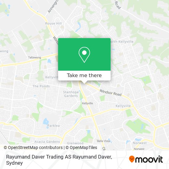 Mapa Rayumand Daver Trading AS Rayumand Daver