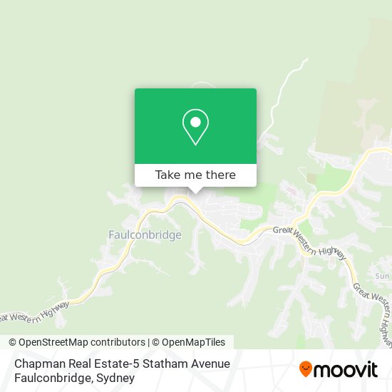 Chapman Real Estate-5 Statham Avenue Faulconbridge map