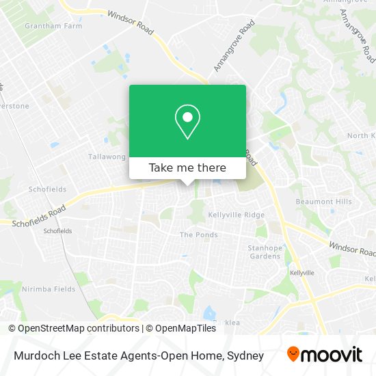 Mapa Murdoch Lee Estate Agents-Open Home