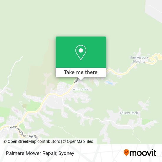 Palmers Mower Repair map