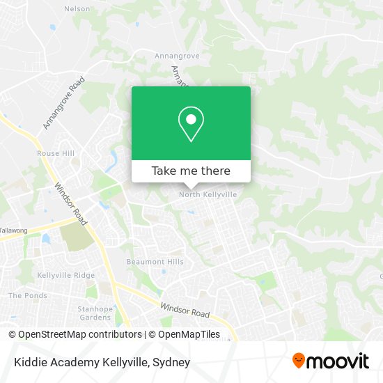 Kiddie Academy Kellyville map